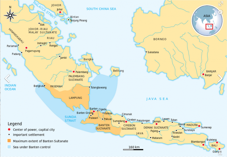 Banten Sultanate map | Just World News